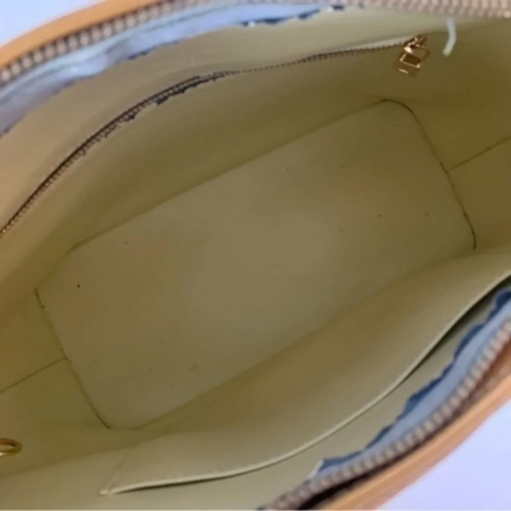 LOUIS VUITTON Houston Yellow Vernis Bag